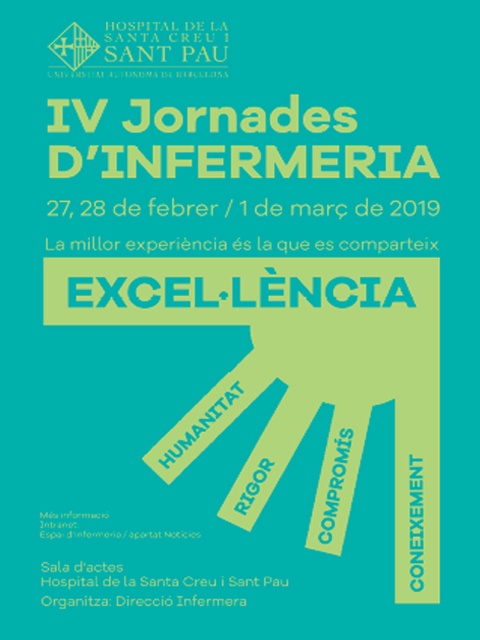 IV Jornades d’Infermeria 2019